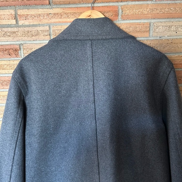 J Crew grey peacoat size M. - Picture 3 of 16